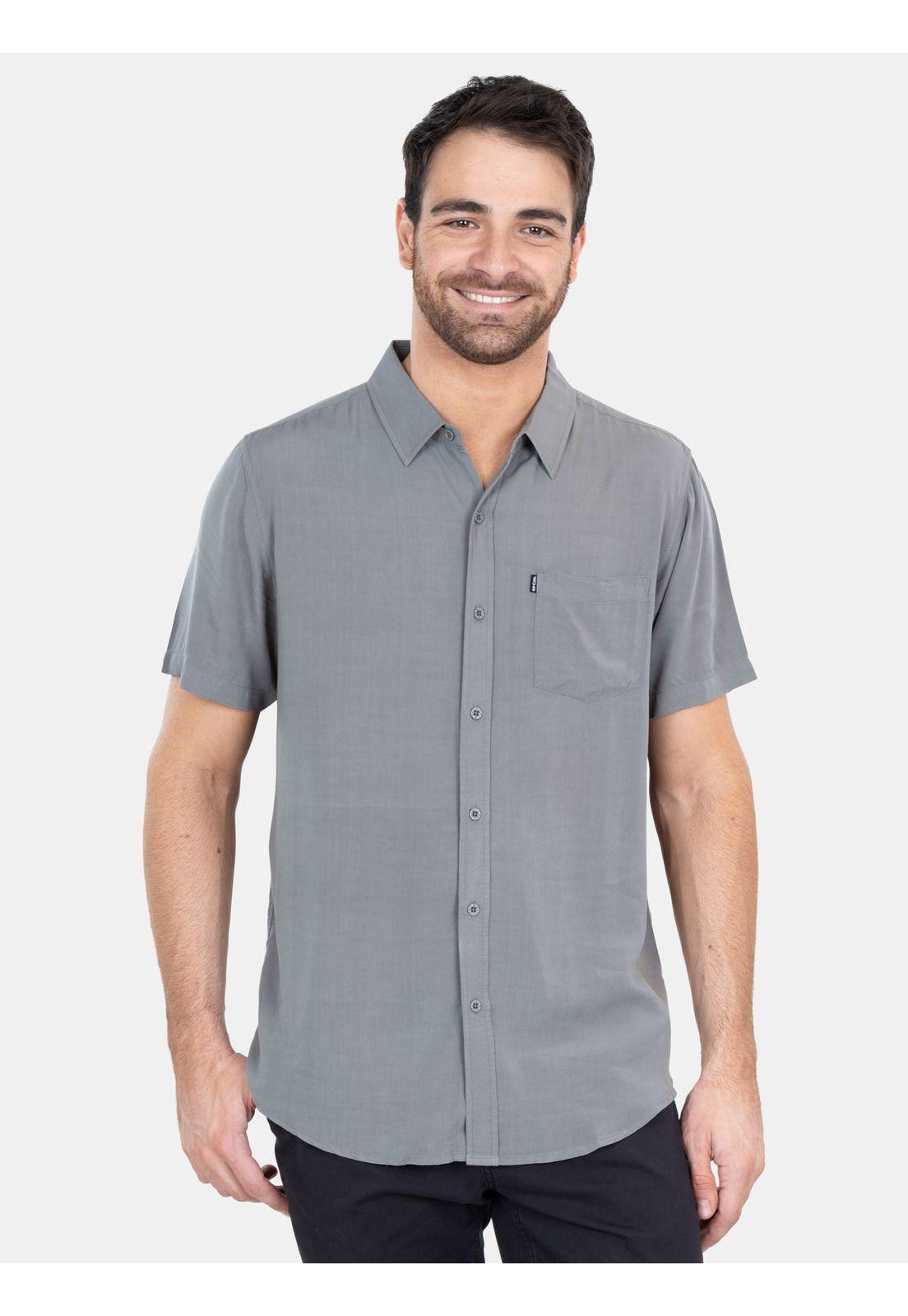 Camisa M/C Casual Crisp Verde  Hombre Rip Curl-0