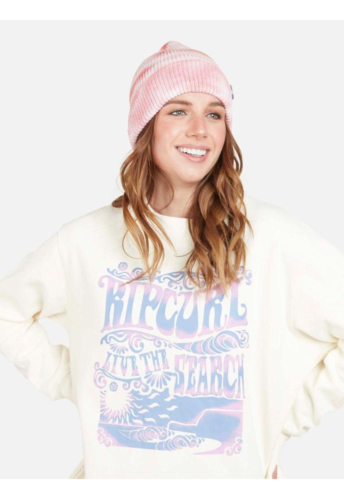 Poleron DEEP SEARCH Mujer Blanquecino Rip Curl-1