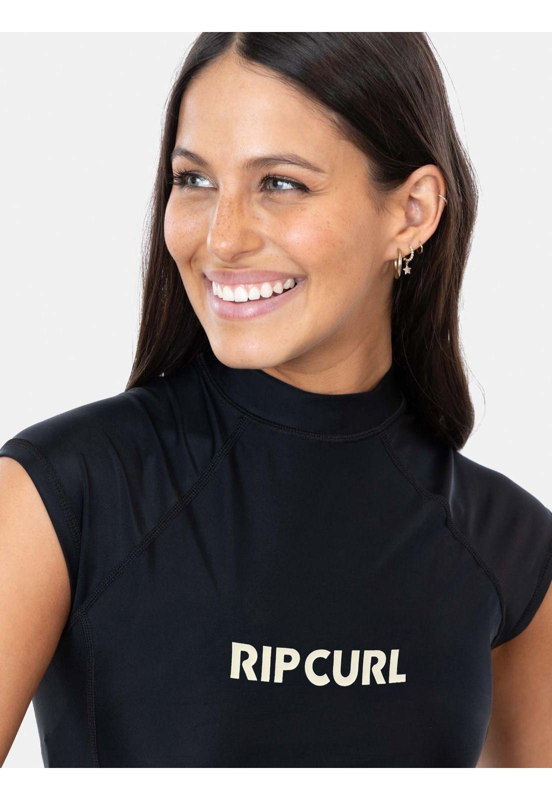 Polera UVP Ride Negro Mujer Rip Curl-2