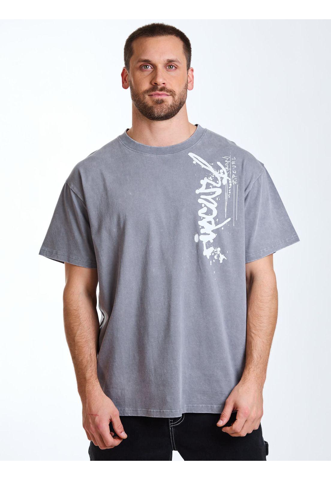 Polera MC Oversize Nomad Gris Hombre Rip Curl-1