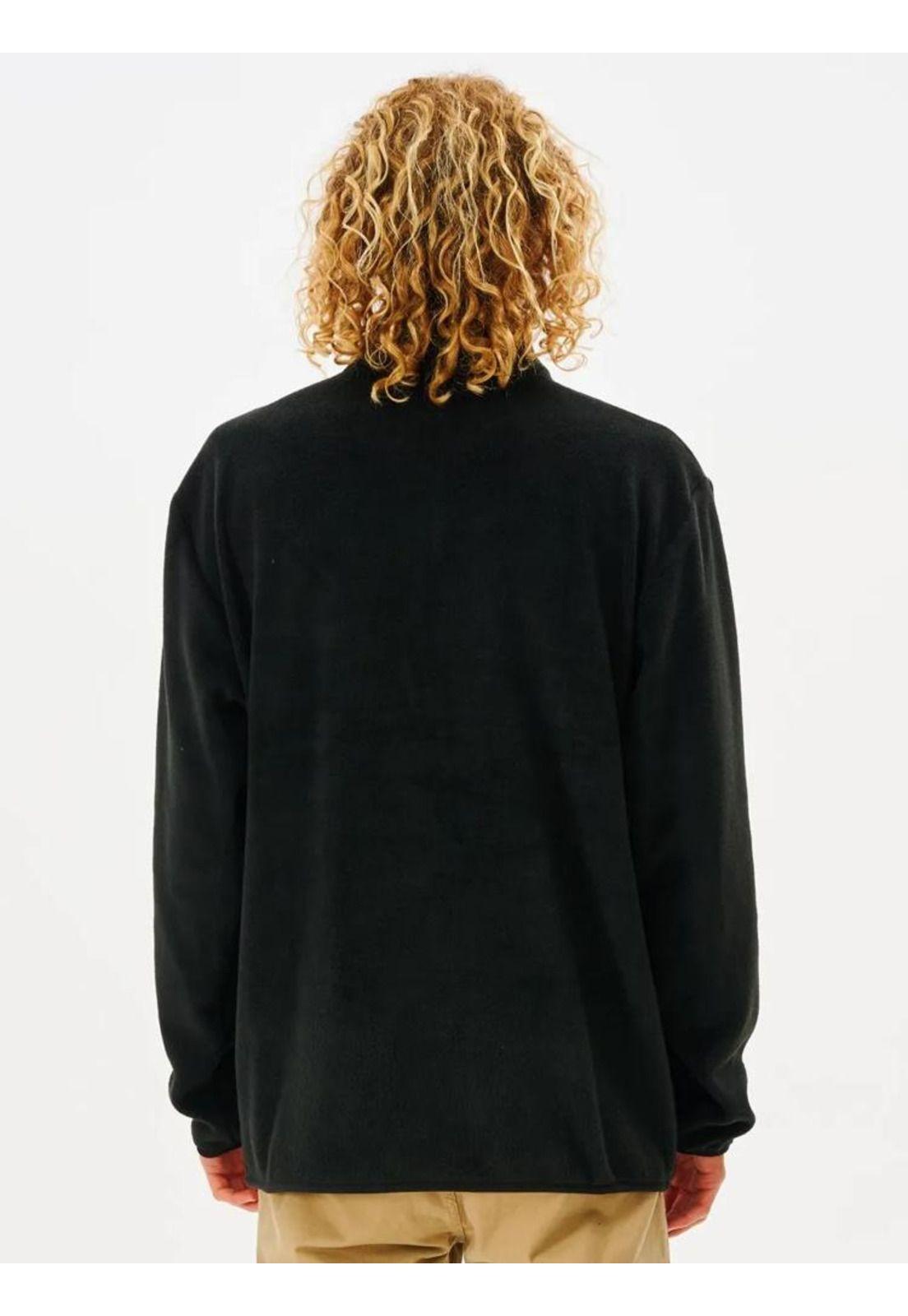 Poleron JOURNEY’S CREW POLAR  FLEECE Hombre Negro Rip Curl-2