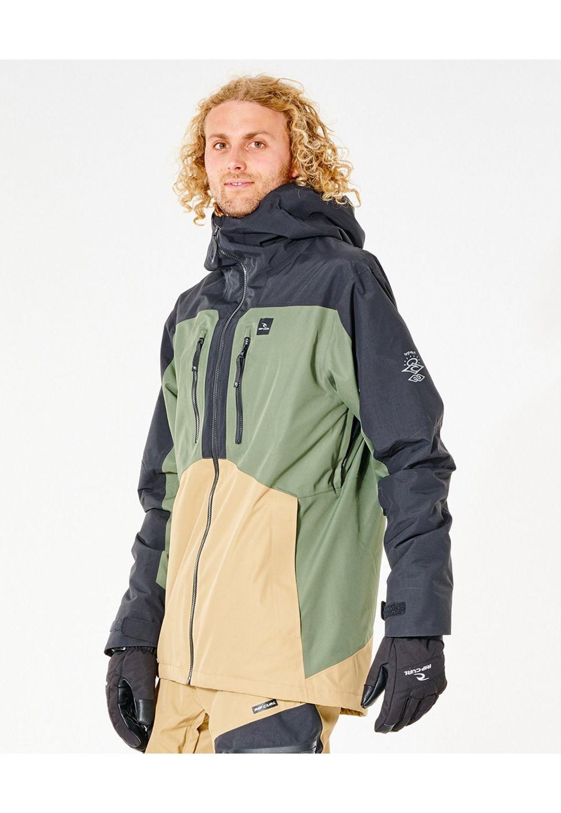 Parka Snow FREERIDE SEARCH SNOW JACKET Hombre Verde Rip Curl-3