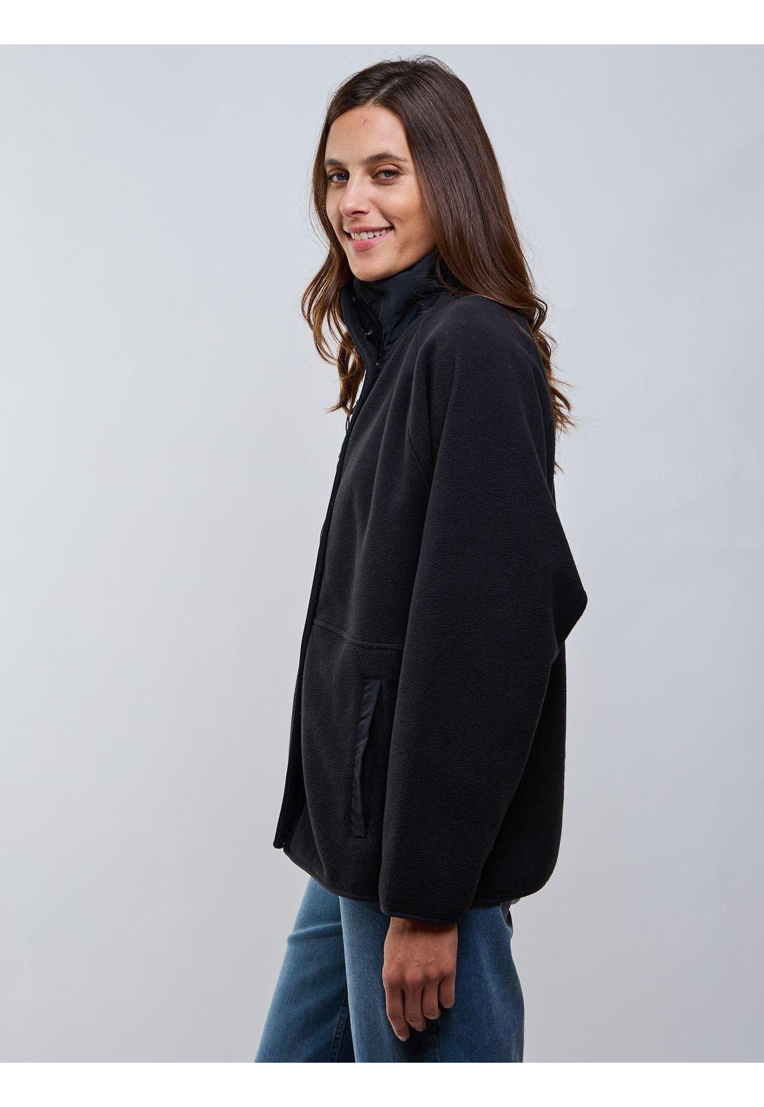 Poleron Polar Flux Negro Mujer Rip Curl-2