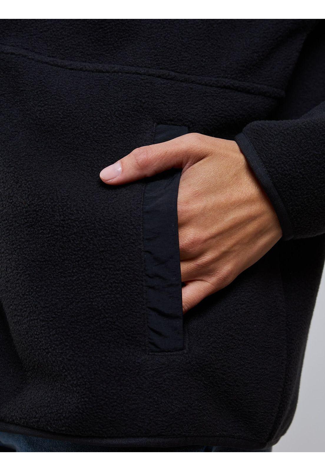 Poleron Polar Flux Negro Mujer Rip Curl-5