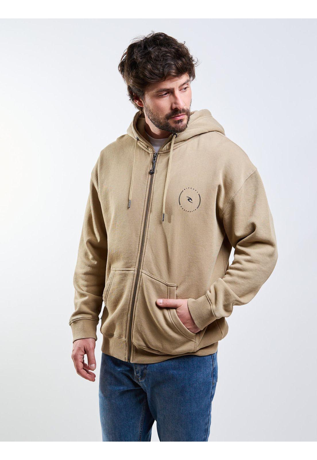 Poleron FZ Omega Café Hombre Rip Curl-0