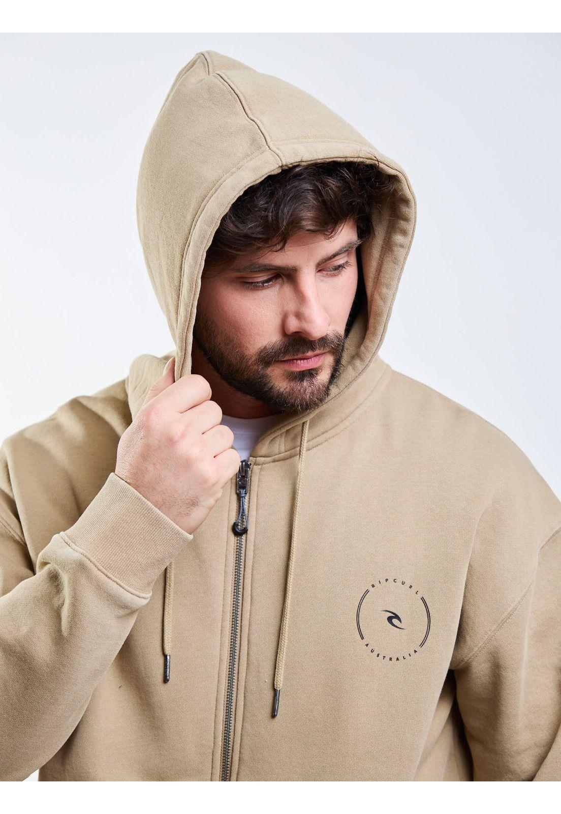 Poleron FZ Omega Café Hombre Rip Curl-4