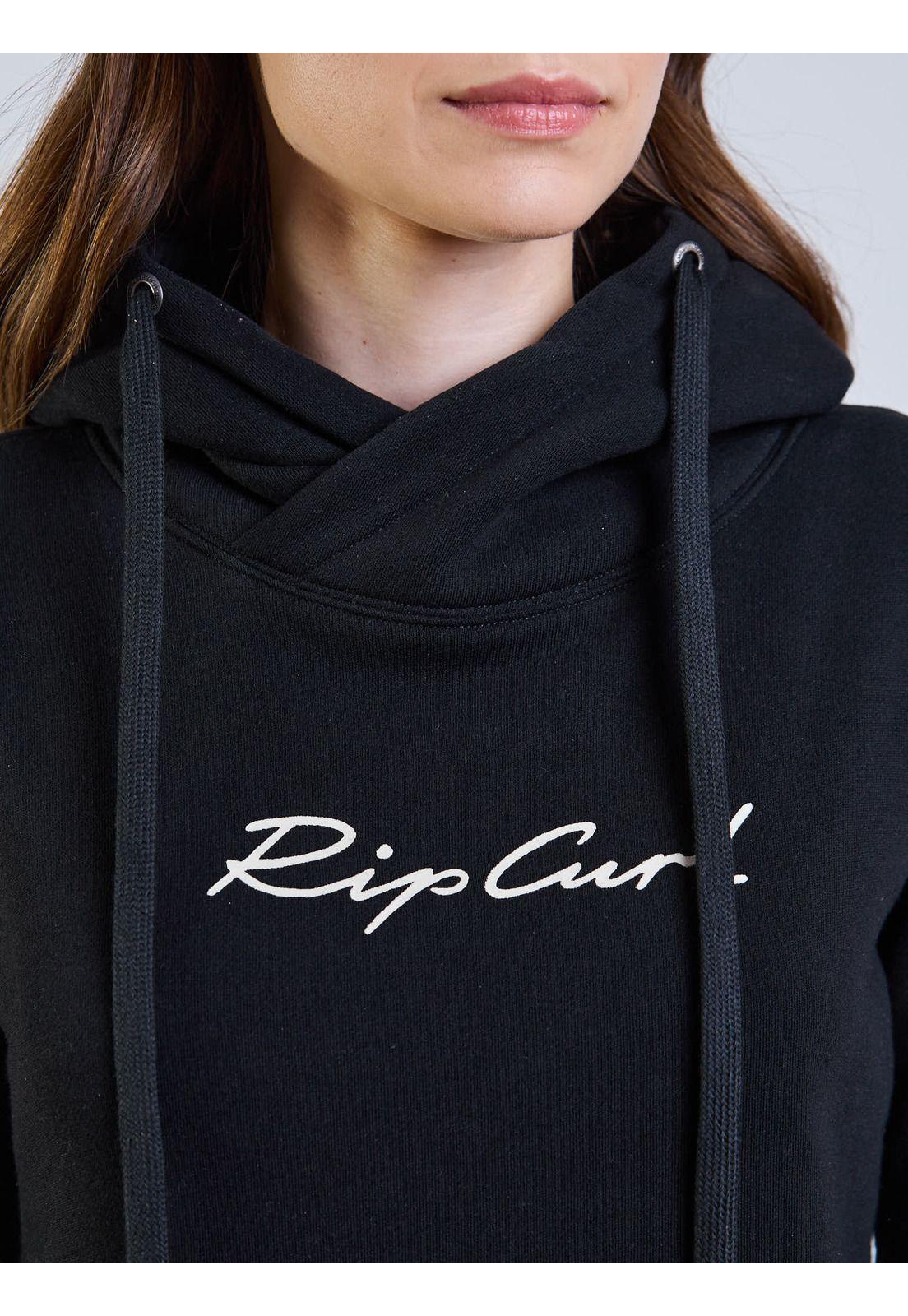 Poleron Canguro Boreal Negro Mujer Rip Curl-4