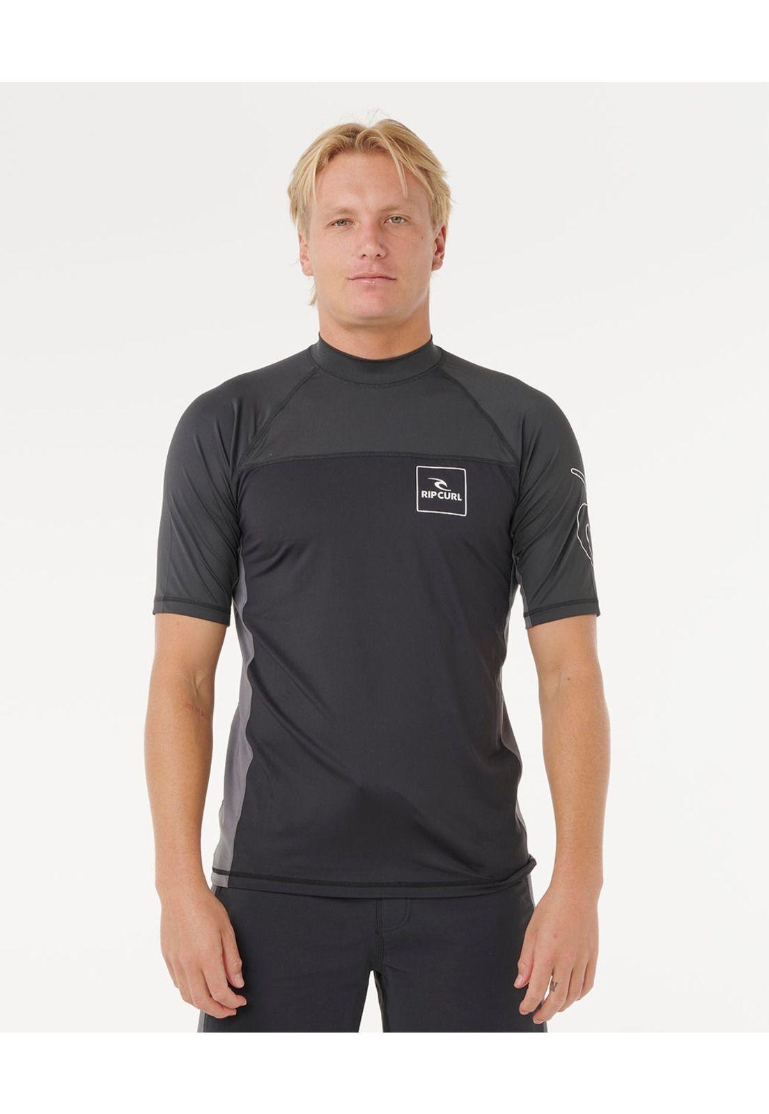 Polera UVP Windtrip Negro Hombre Rip Curl-0