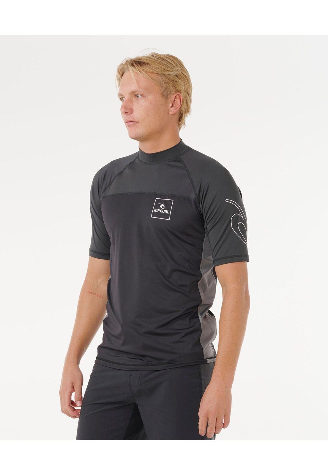 Polera UVP Windtrip Negro Hombre Rip Curl-1