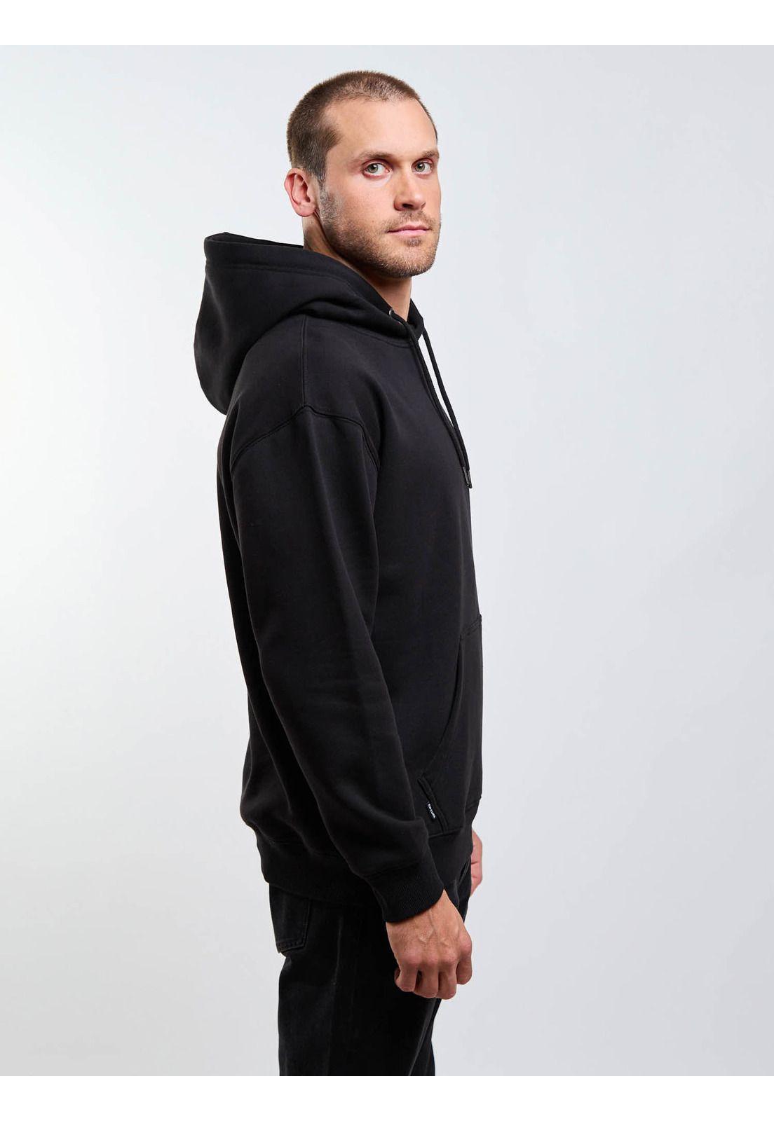 Poleron Canguro Instinto Negro Hombre Rip Curl-2