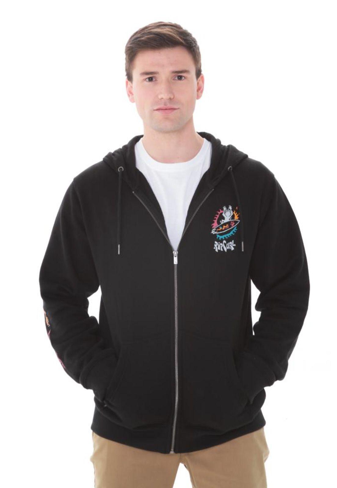 Poleron Hombre Negro 6O271-MV21 Rip Curl-0