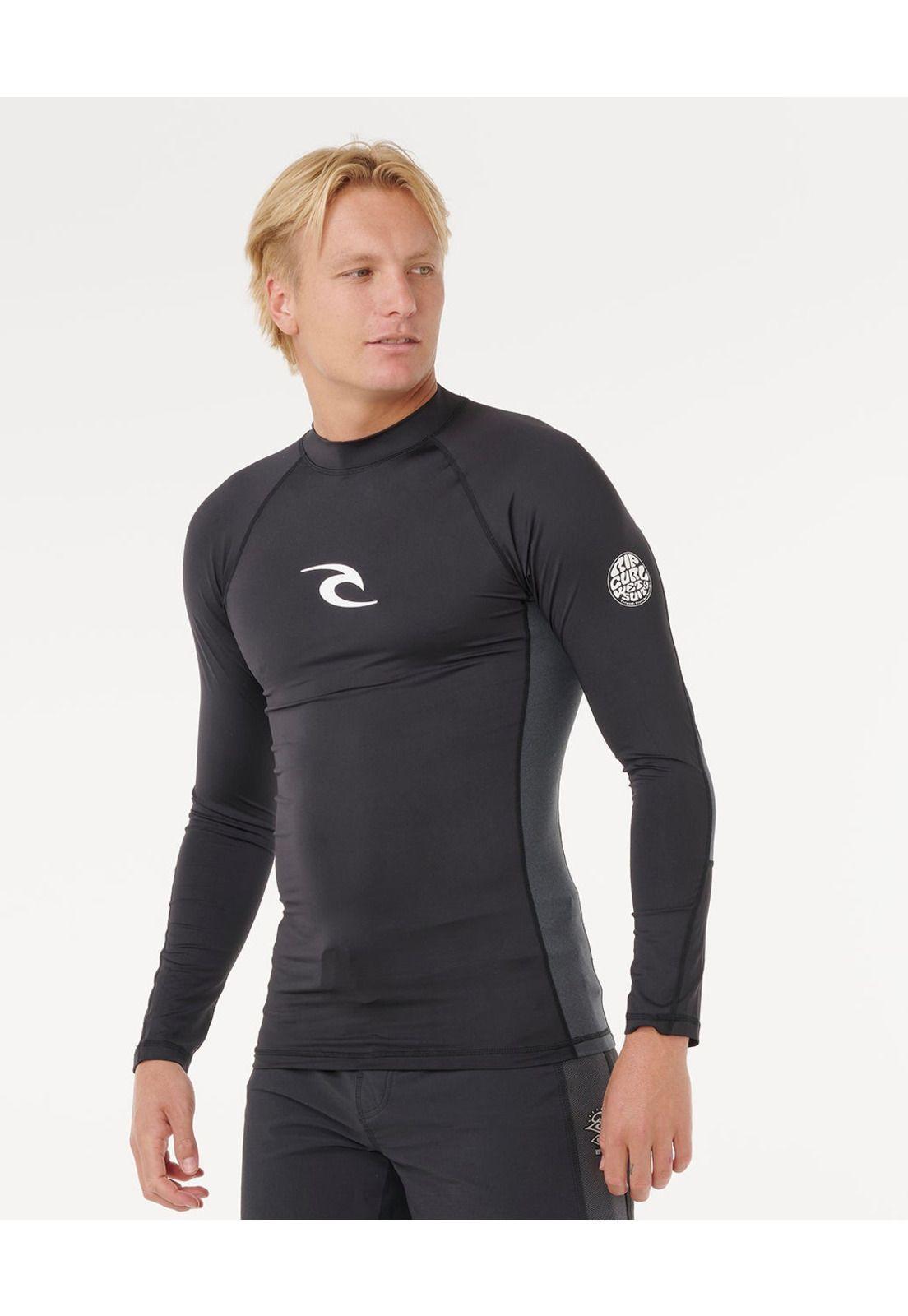 Polera UVP Sunfoam Negro Hombre Rip Curl-1