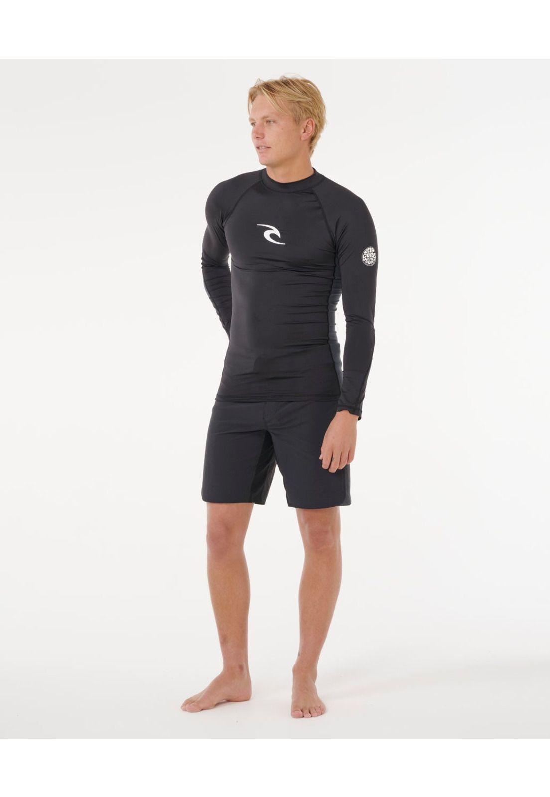 Polera UVP Sunfoam Negro Hombre Rip Curl-3