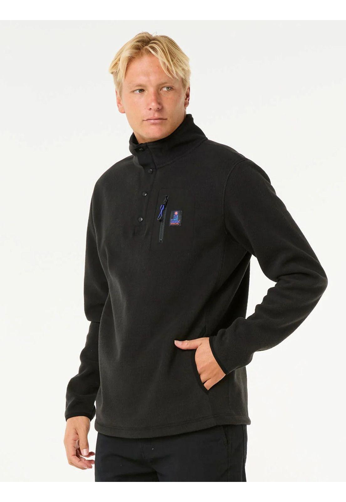 Poleron Polar Brava Negro Hombre Rip Curl-3