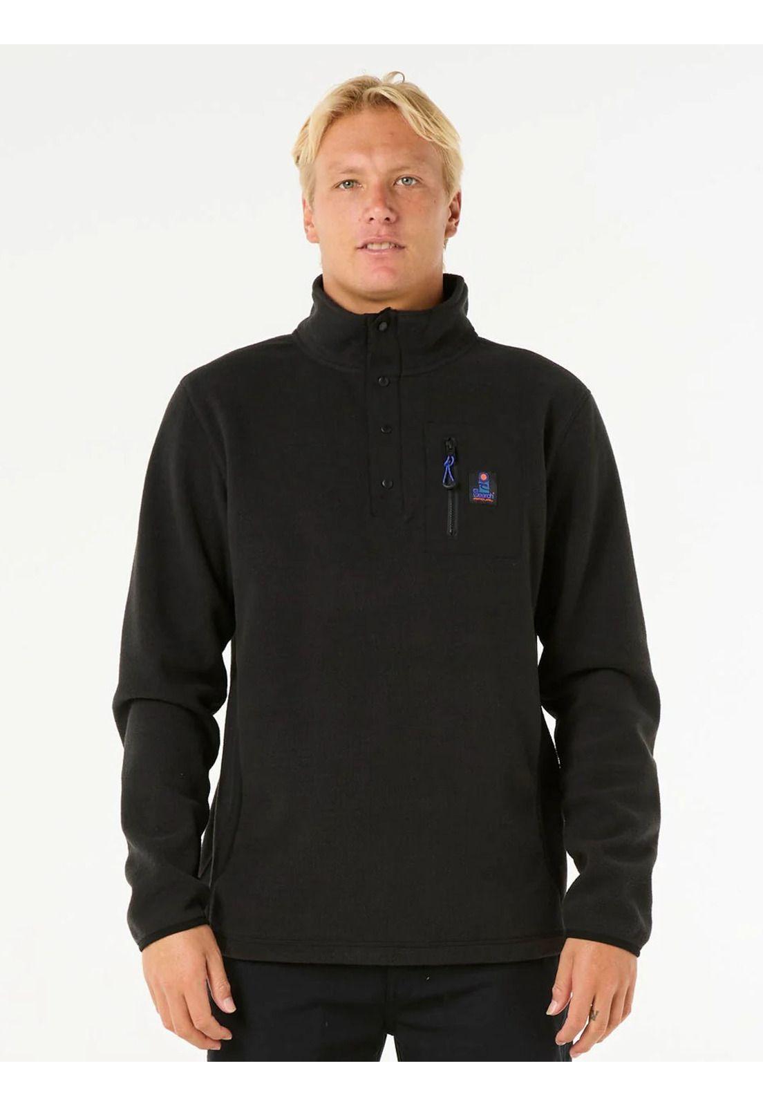 Poleron Polar Brava Negro Hombre Rip Curl-4