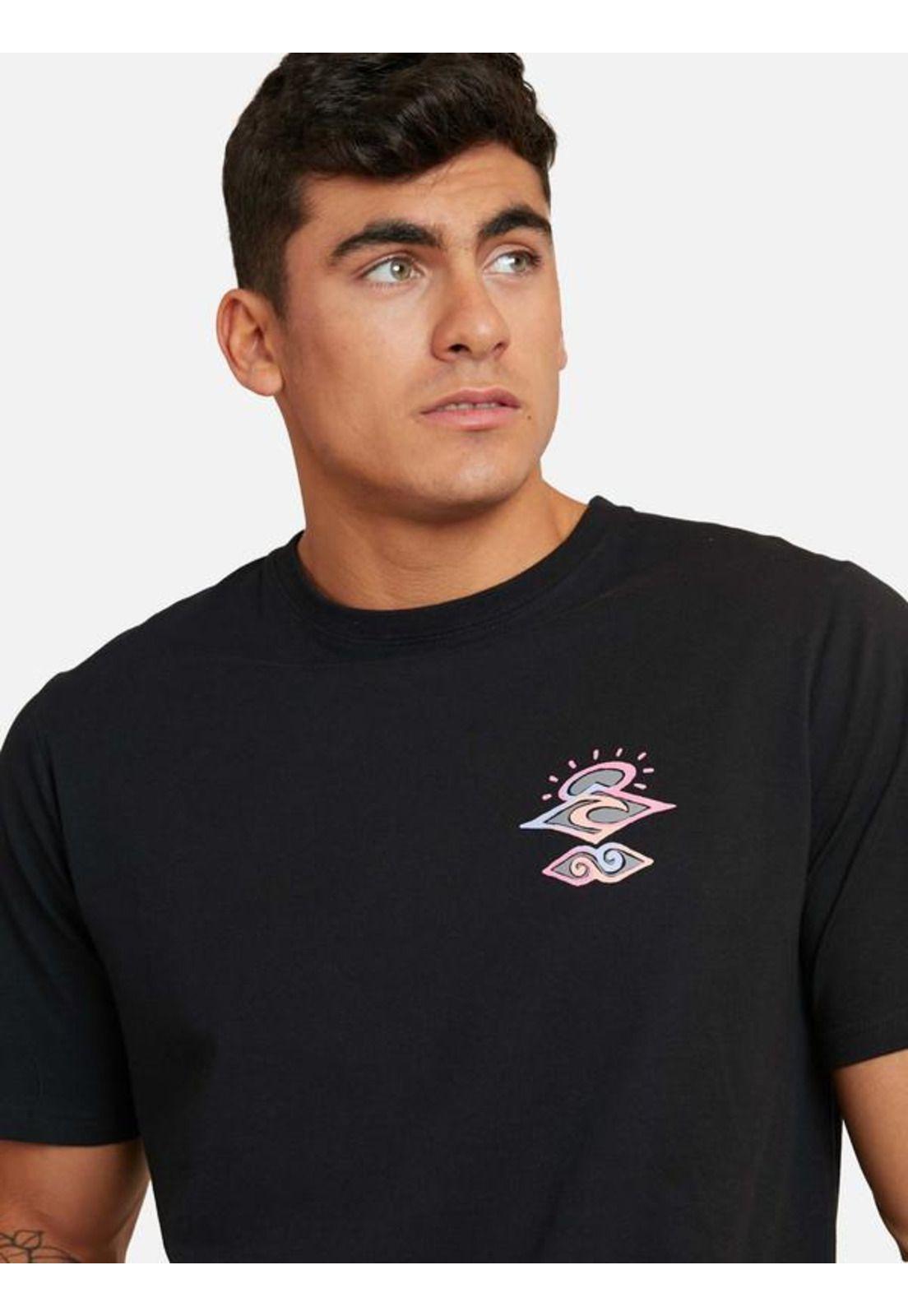 Polera M/C Premium Negro Hombre Ripcurl-2