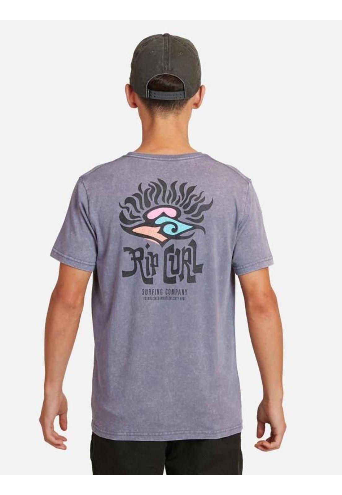 Polera M/C Intermedia Gris Juvenil Hombre Ripcurl-1