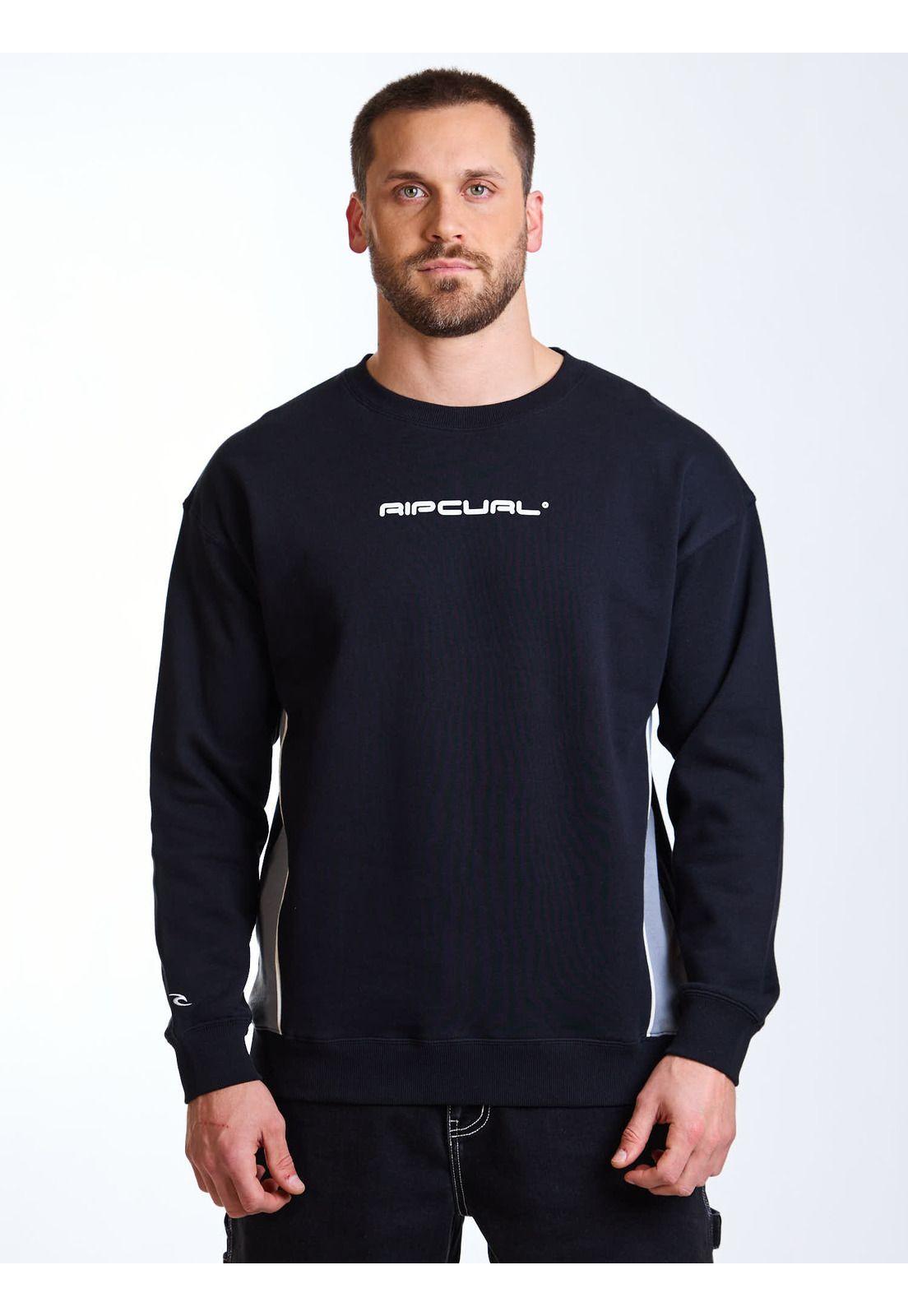 Poleron CR Offshore Negro Hombre Rip Curl-1