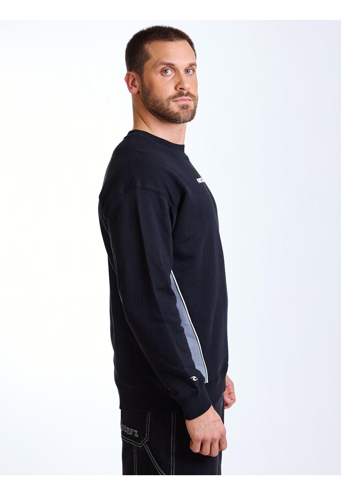 Poleron CR Offshore Negro Hombre Rip Curl-3