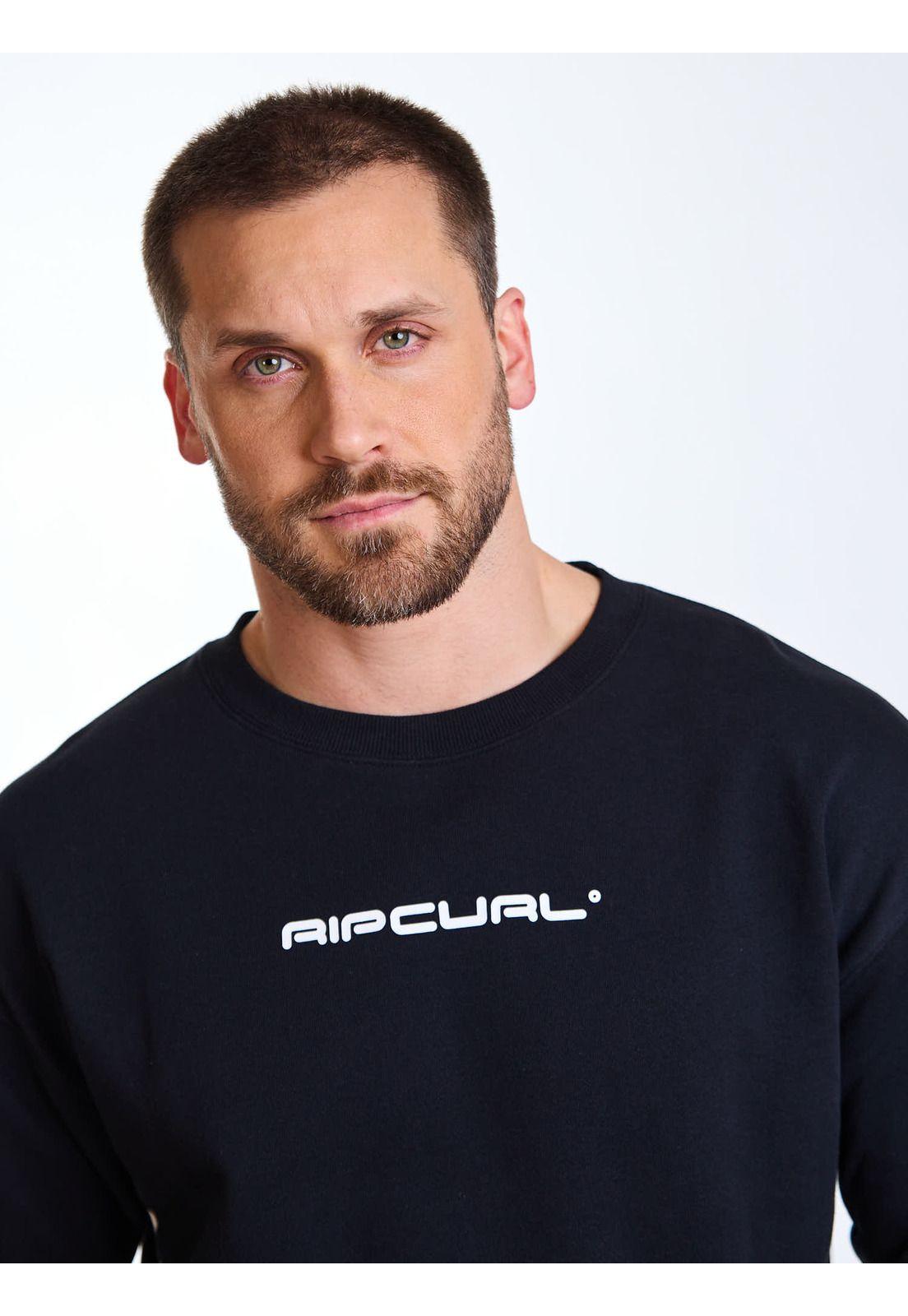 Poleron CR Offshore Negro Hombre Rip Curl-4