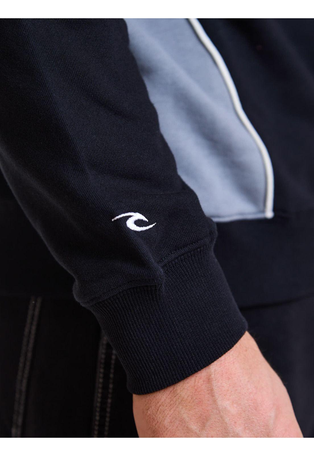 Poleron CR Offshore Negro Hombre Rip Curl-5