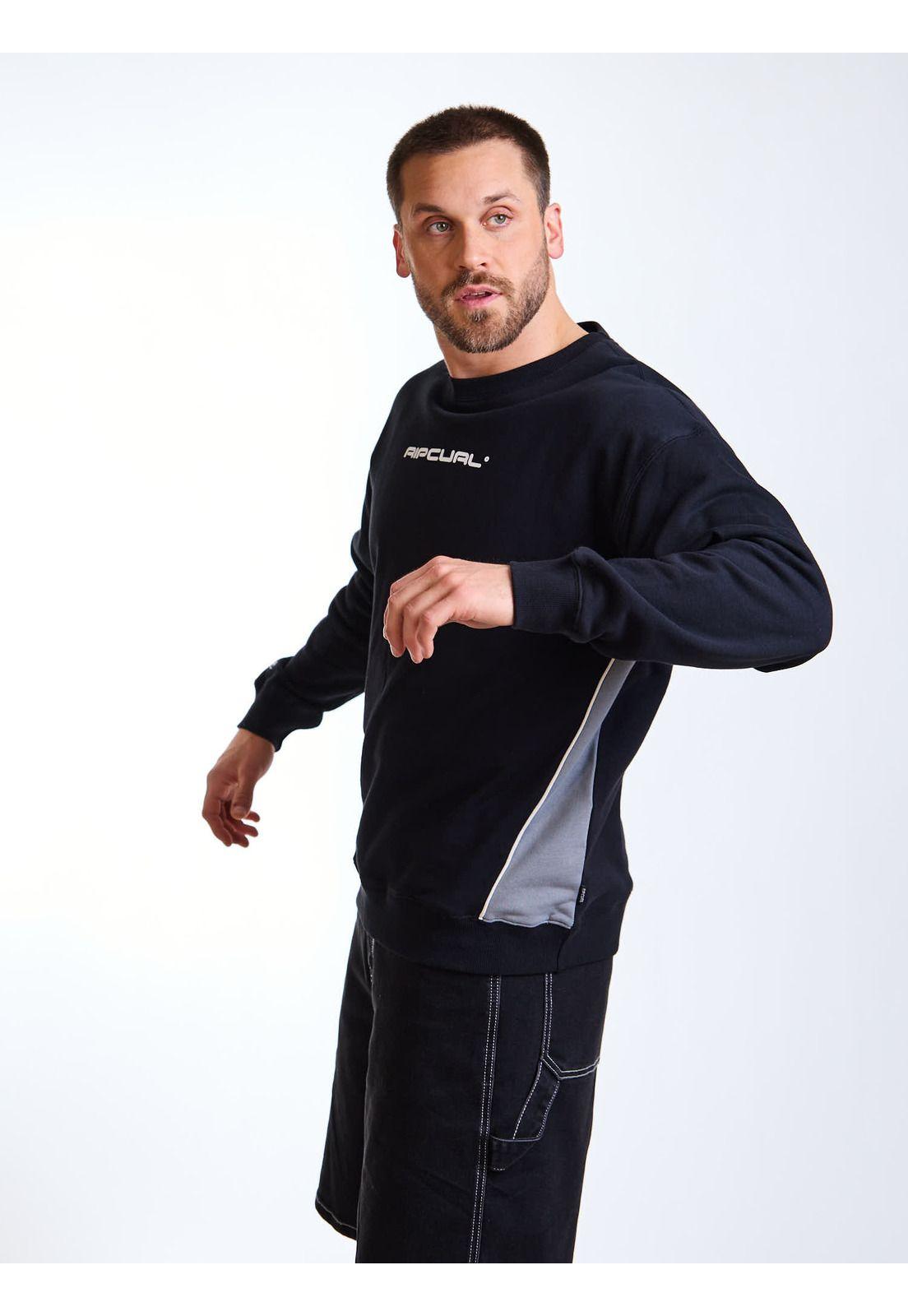 Poleron CR Offshore Negro Hombre Rip Curl-6