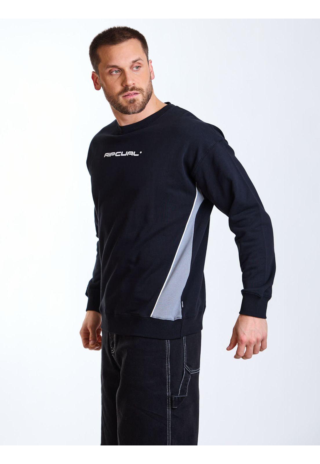 Poleron CR Offshore Negro Hombre Rip Curl-7