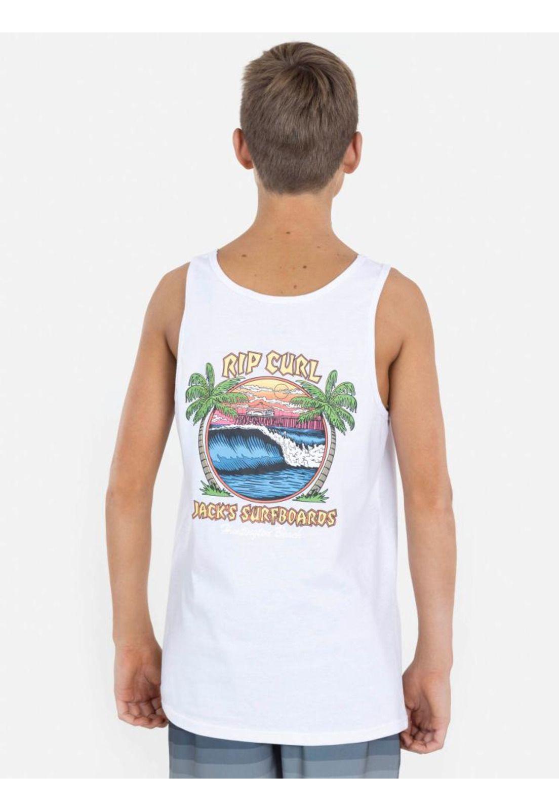 Polera JACK HB PIER TANK Juvenil Blanco Rip Curl-0