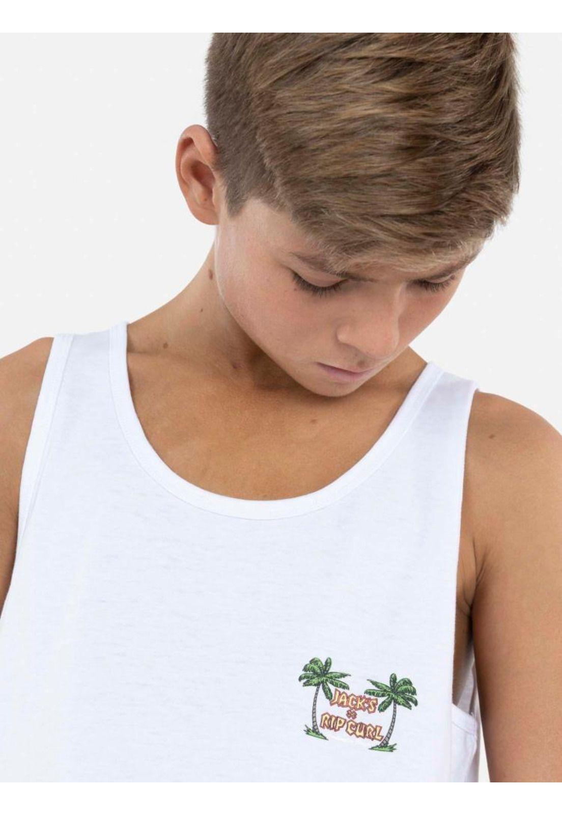 Polera JACK HB PIER TANK Juvenil Blanco Rip Curl-1