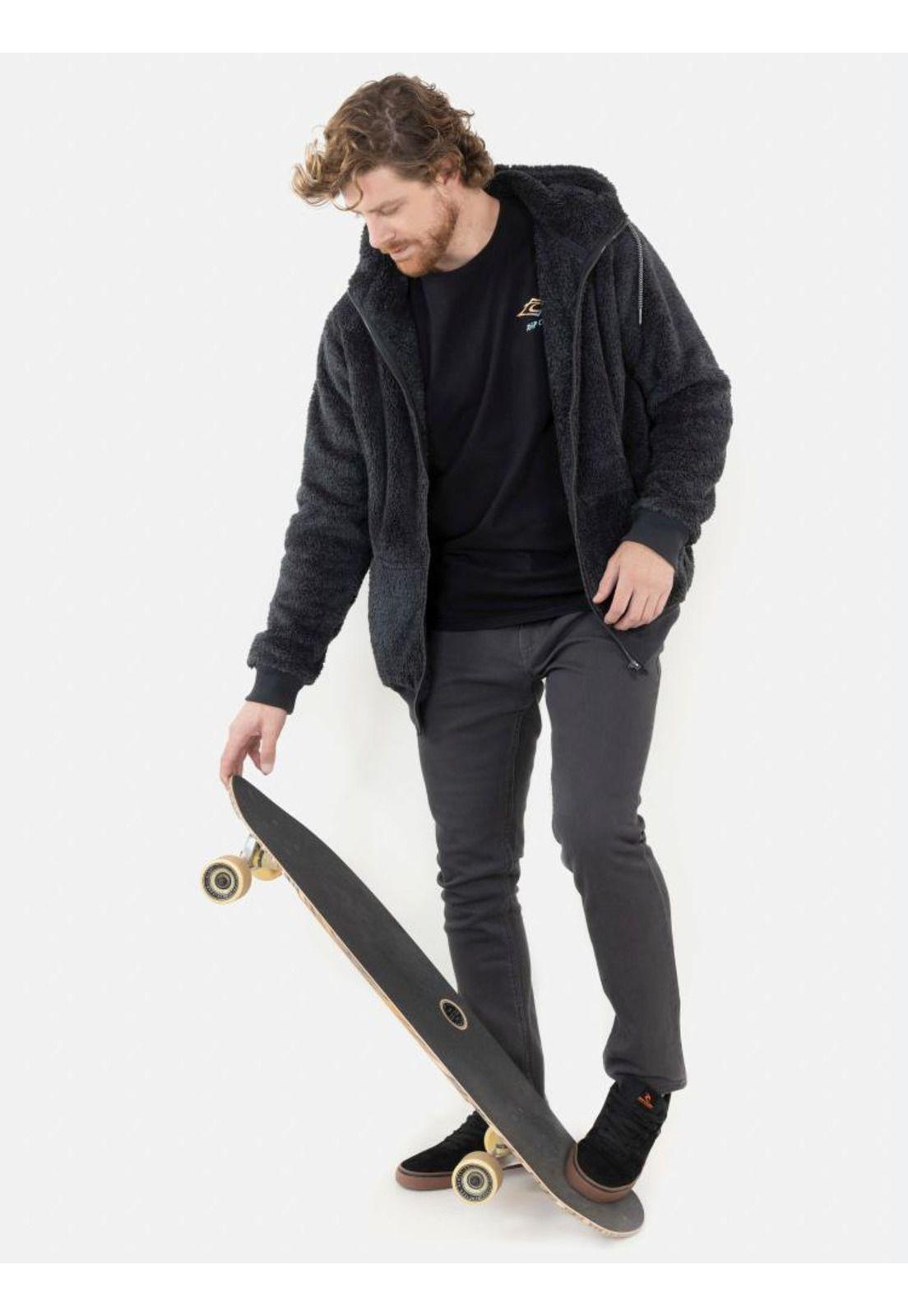 Poleron Hombre 6O375 Gris Oscuro Rip Curl-3