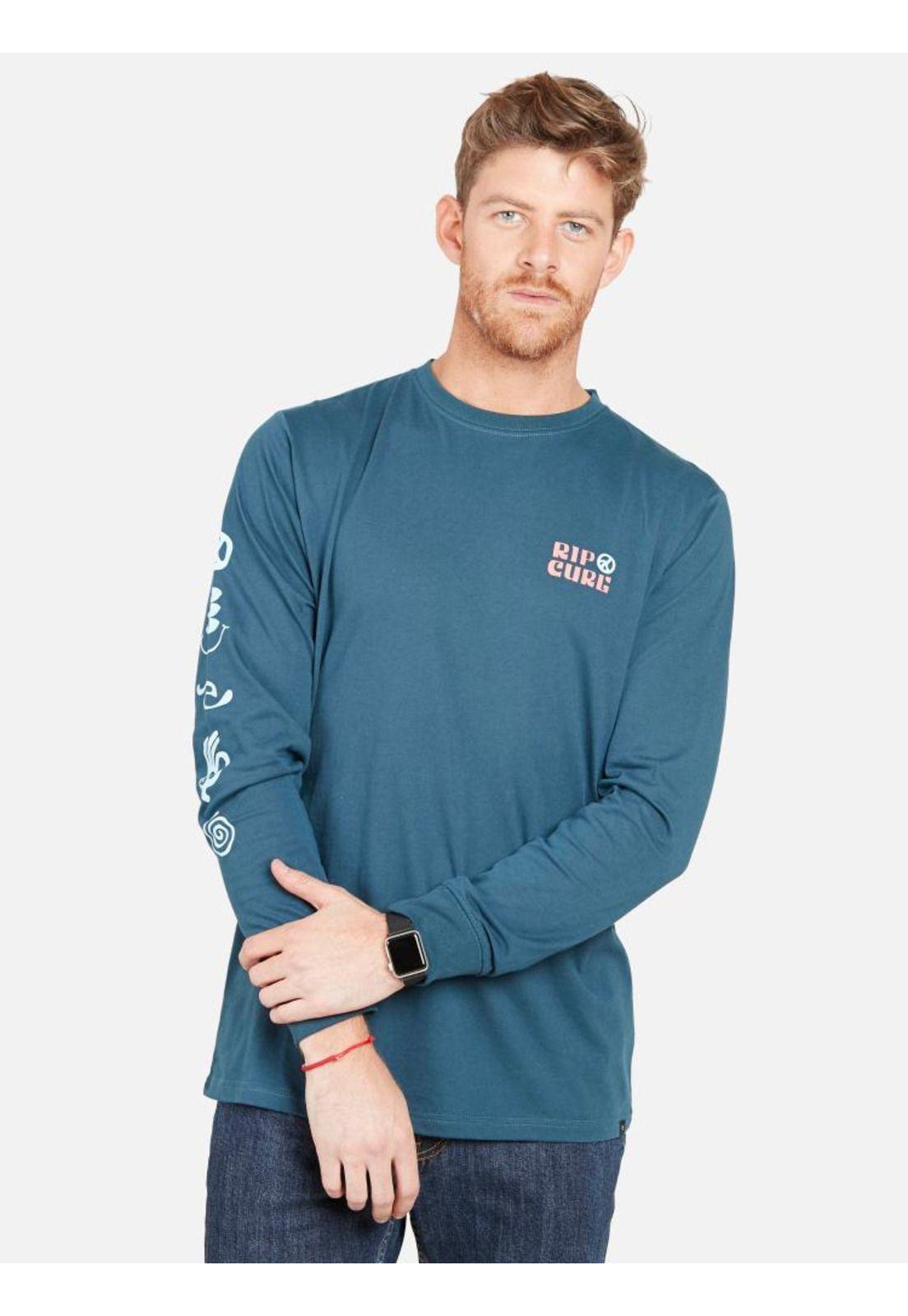 Polera 6P303 Hombre Azul Rip Curl-0
