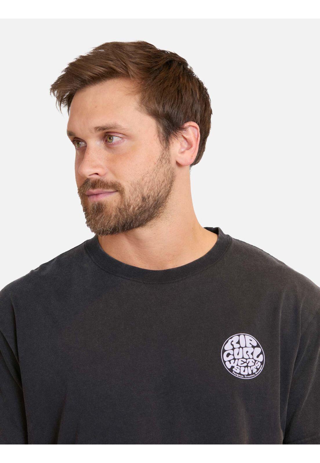 Polera MC Ripzone Negro Hombre Rip Curl-2