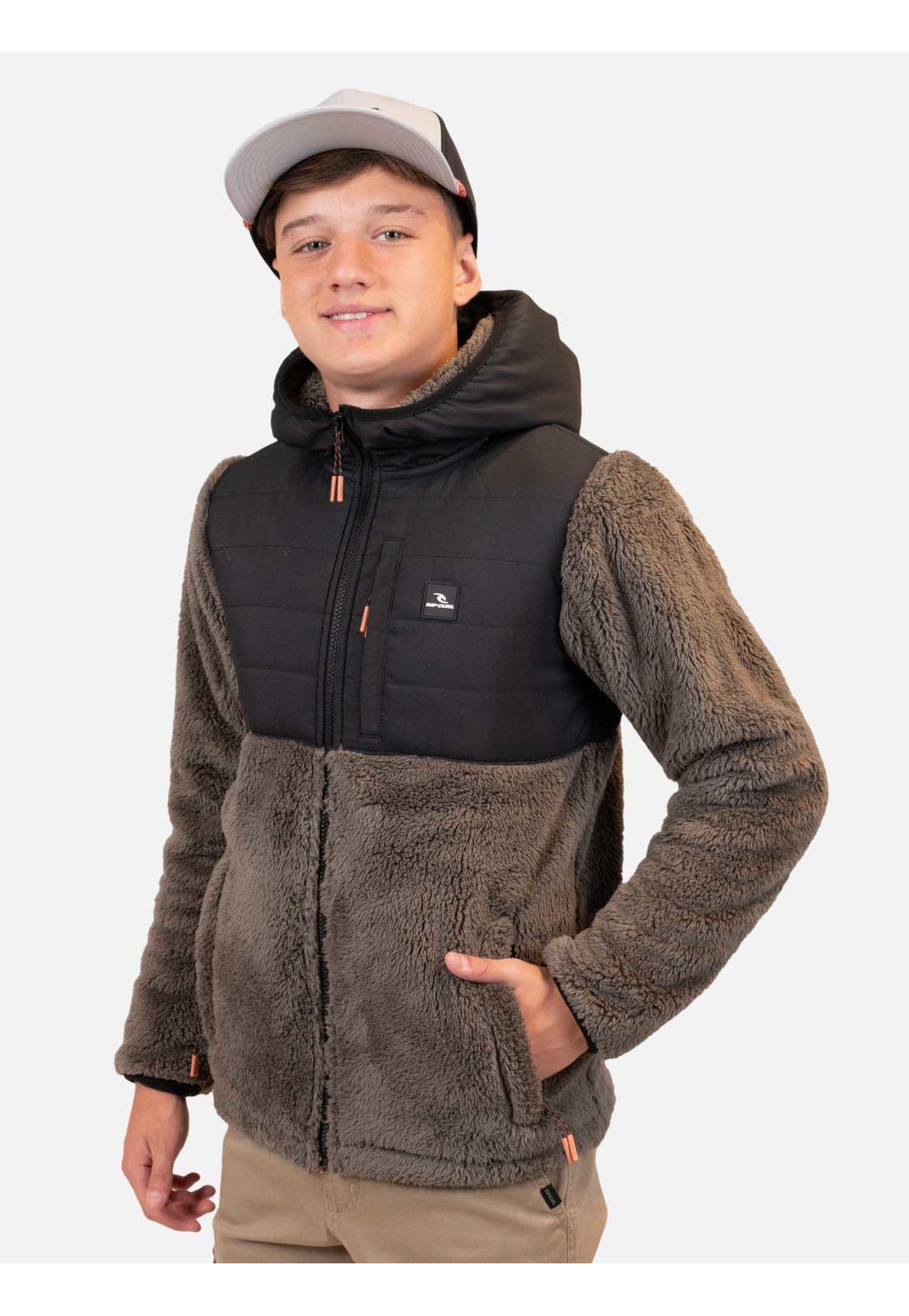 Poleron Chiporro Vumare Café Infantil Rip Curl-0