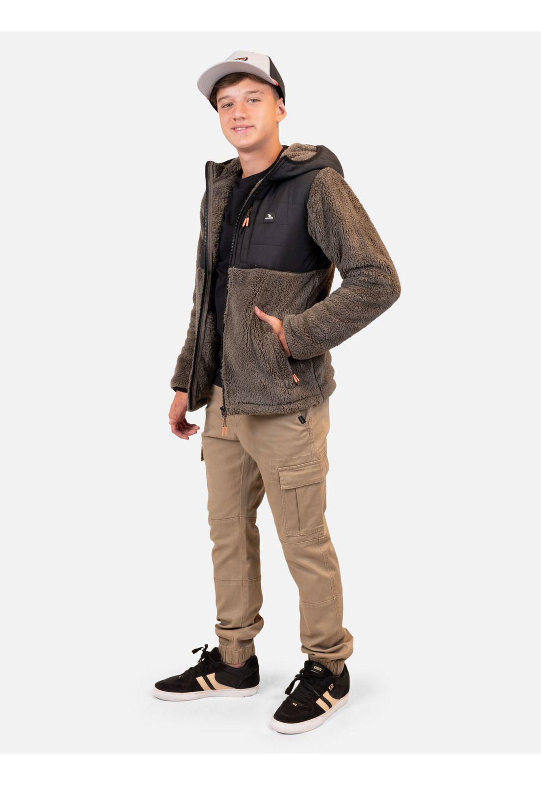 Poleron Chiporro Vumare Café Infantil Rip Curl-4