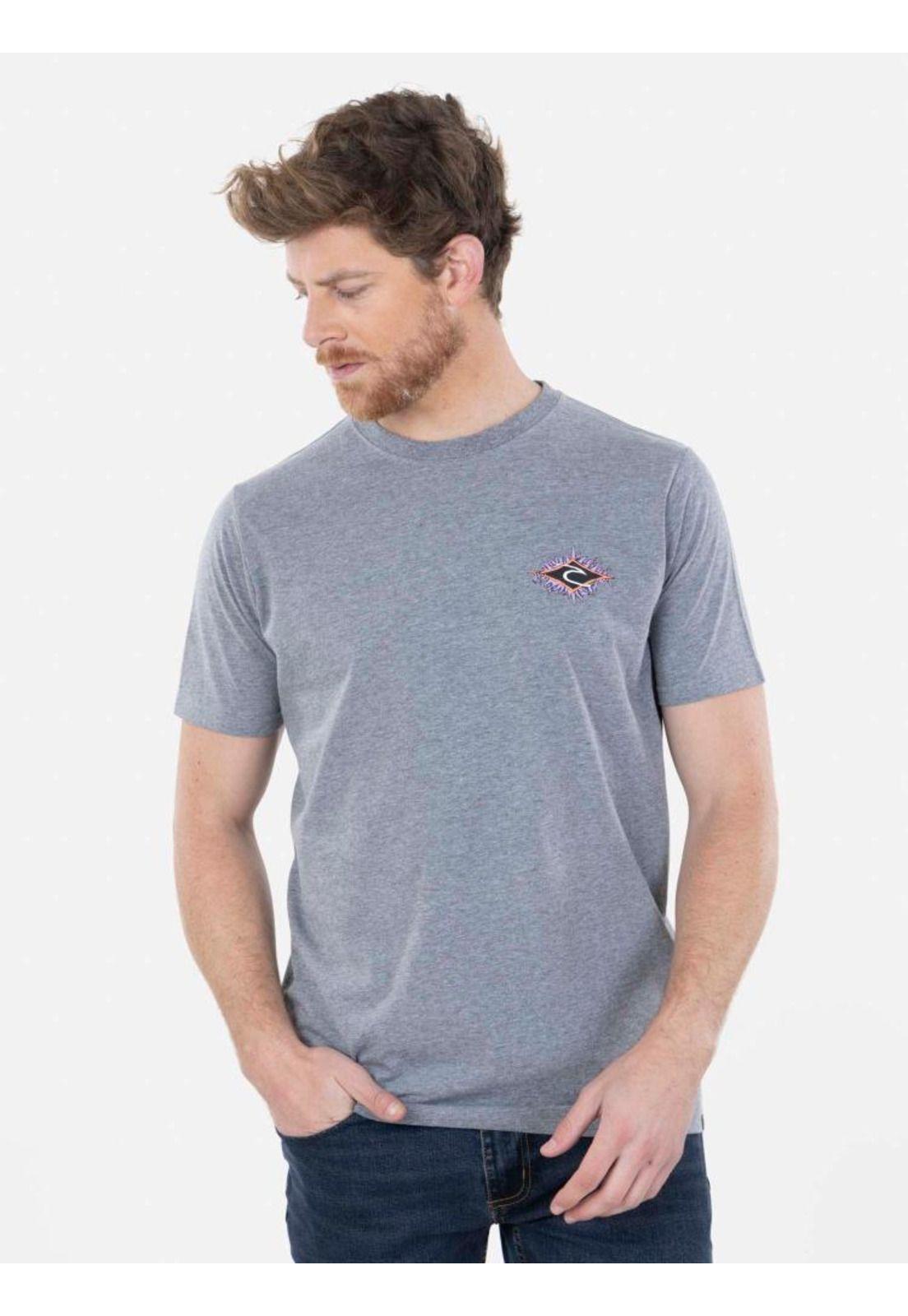 Polera SUMBAWA SS TEE Hombre Gris Rip Curl-0
