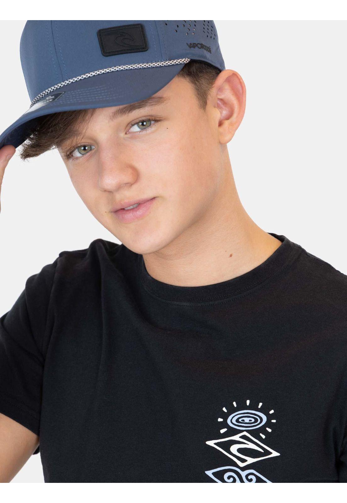 Polera MC Surftrip Negro Infantil Rip Curl-2