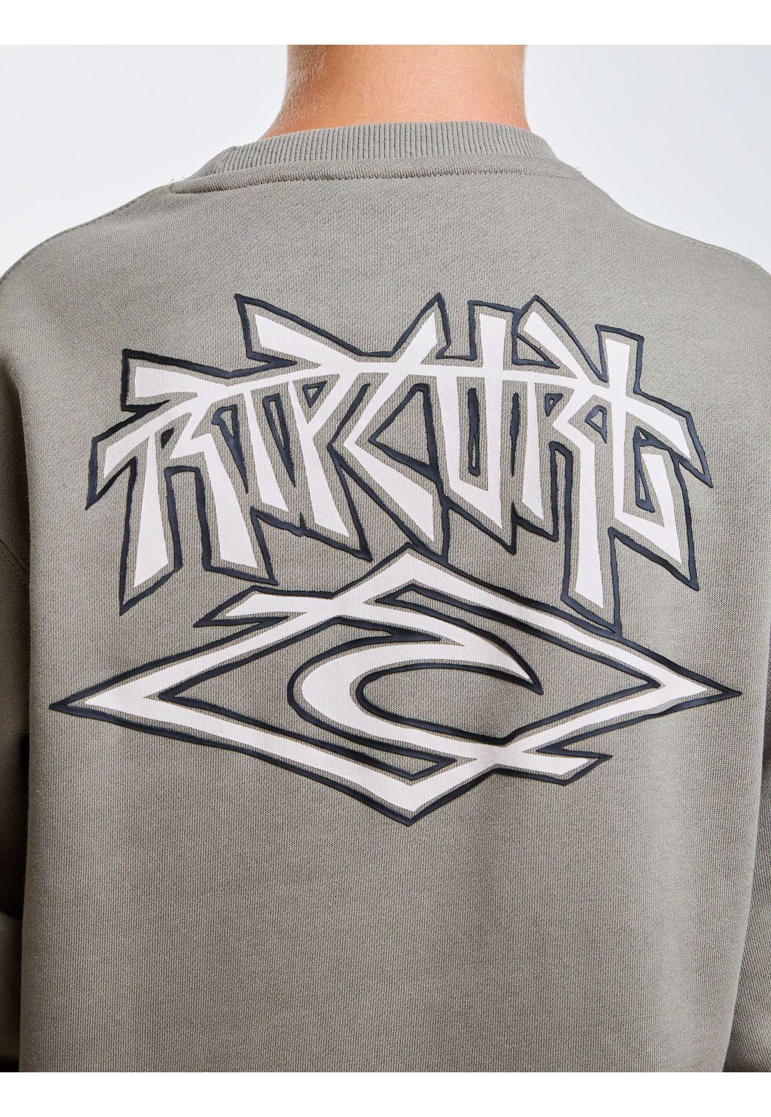 Poleron CR Seeker Verde Infantil Rip Curl-3