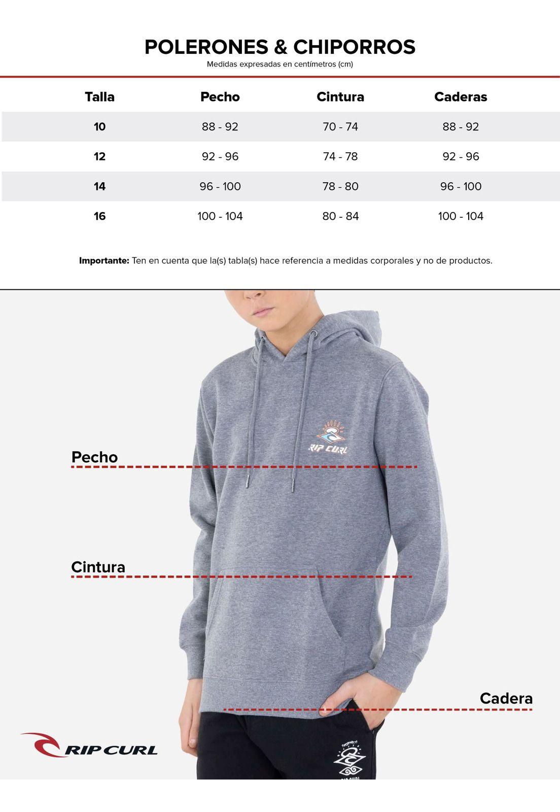 Poleron CR Seeker Verde Infantil Rip Curl-5