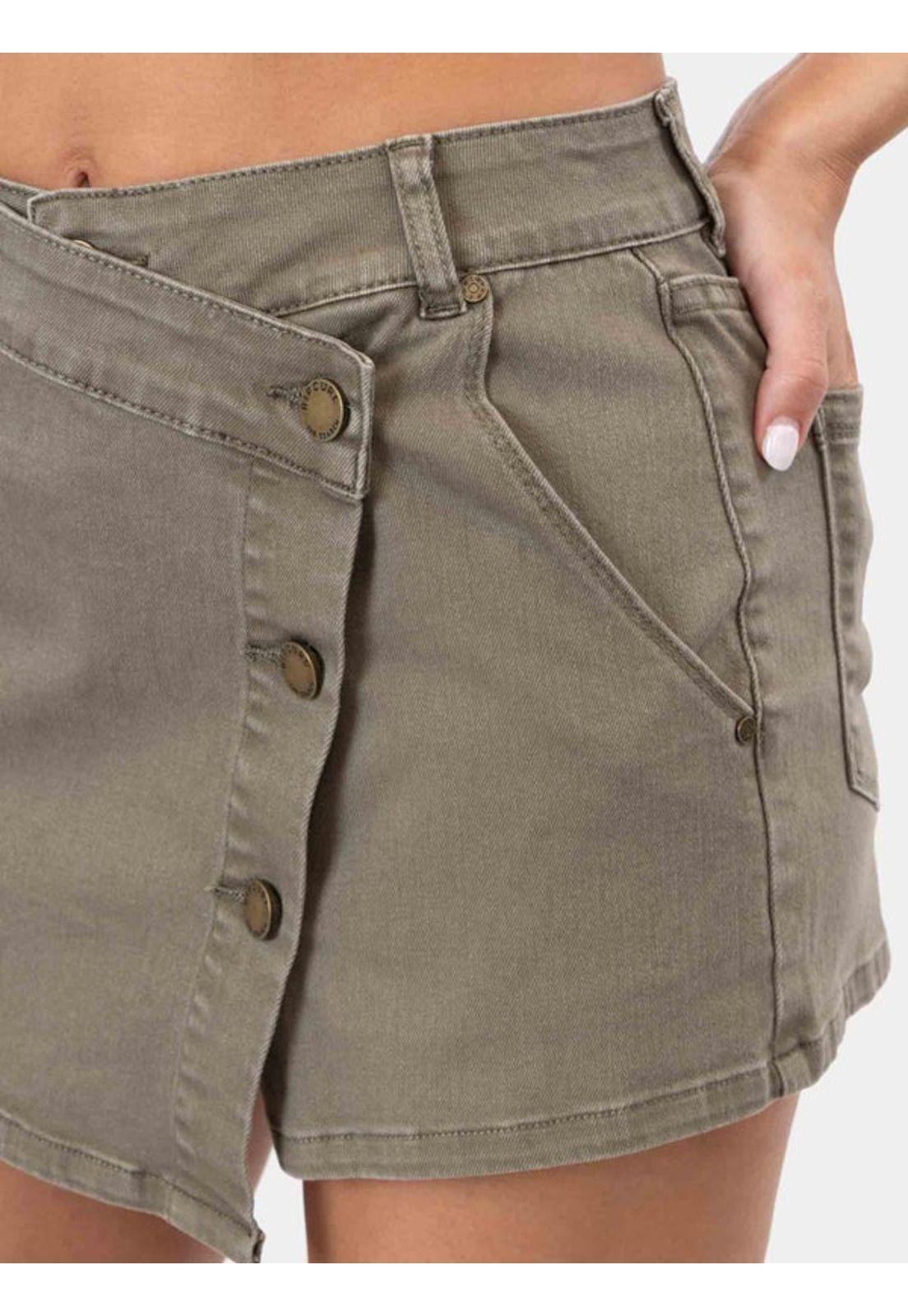 Short Fashion Kaia Skirt Verde Mujer Rip Curl-2