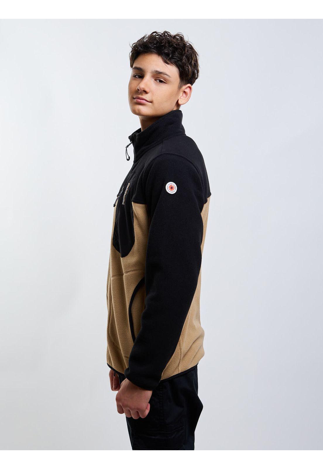 Poleron Polar Instinct Café Infantil Rip Curl-2