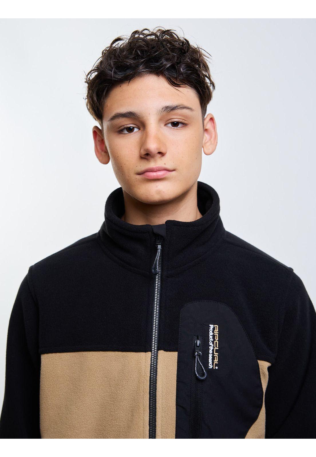 Poleron Polar Instinct Café Infantil Rip Curl-3