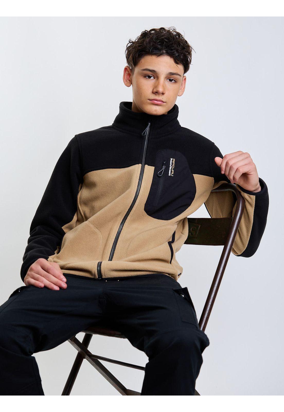 Poleron Polar Instinct Café Infantil Rip Curl-7