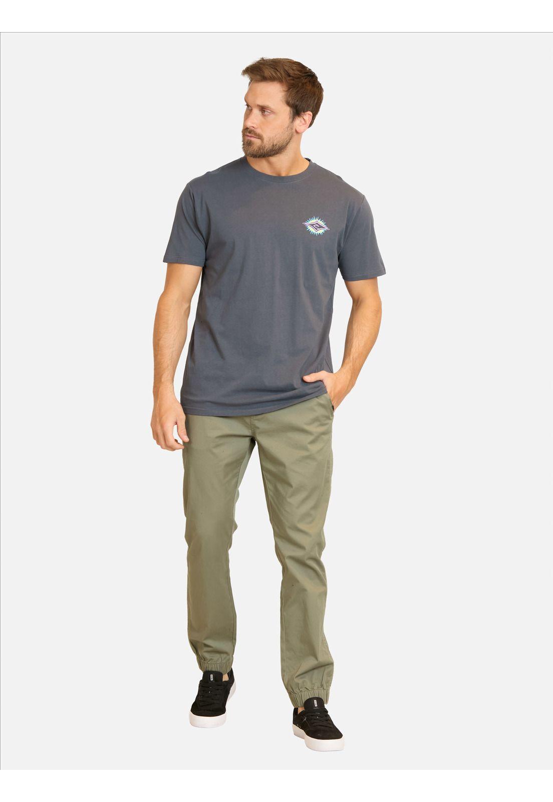 Polera MC Raw Energy Line Up Gris Hombre Rip Curl-3