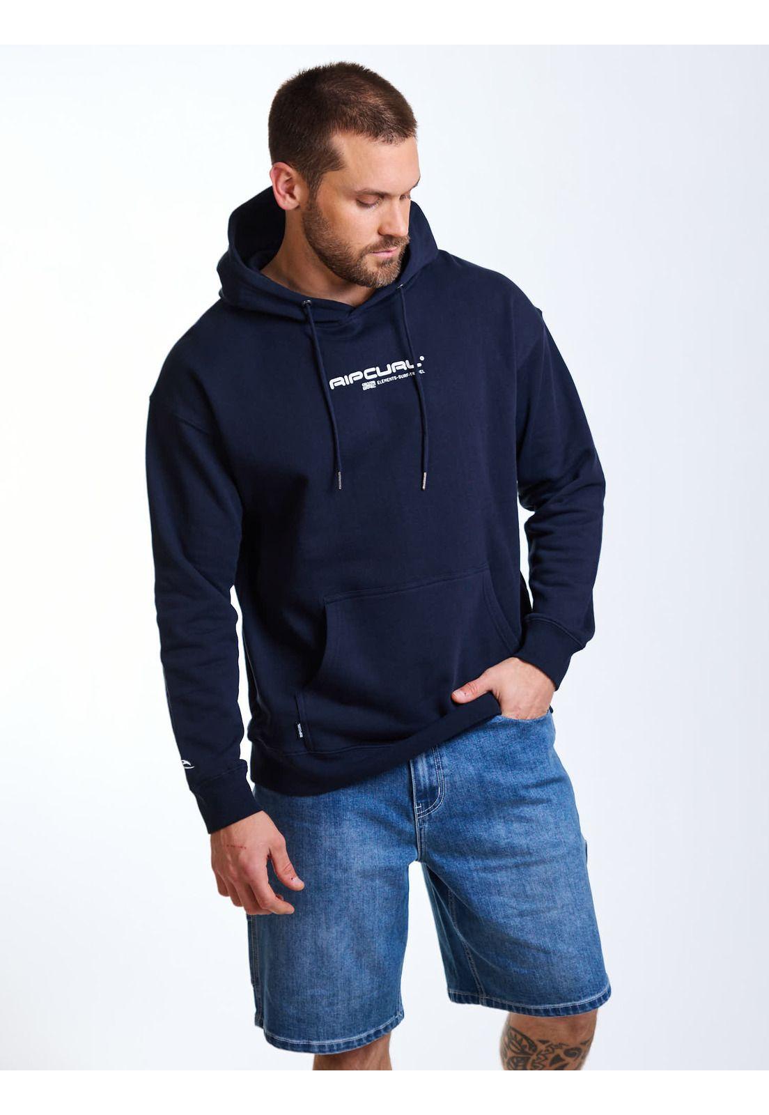 Poleron Canguro Spirit Azul Hombre Rip Curl-6