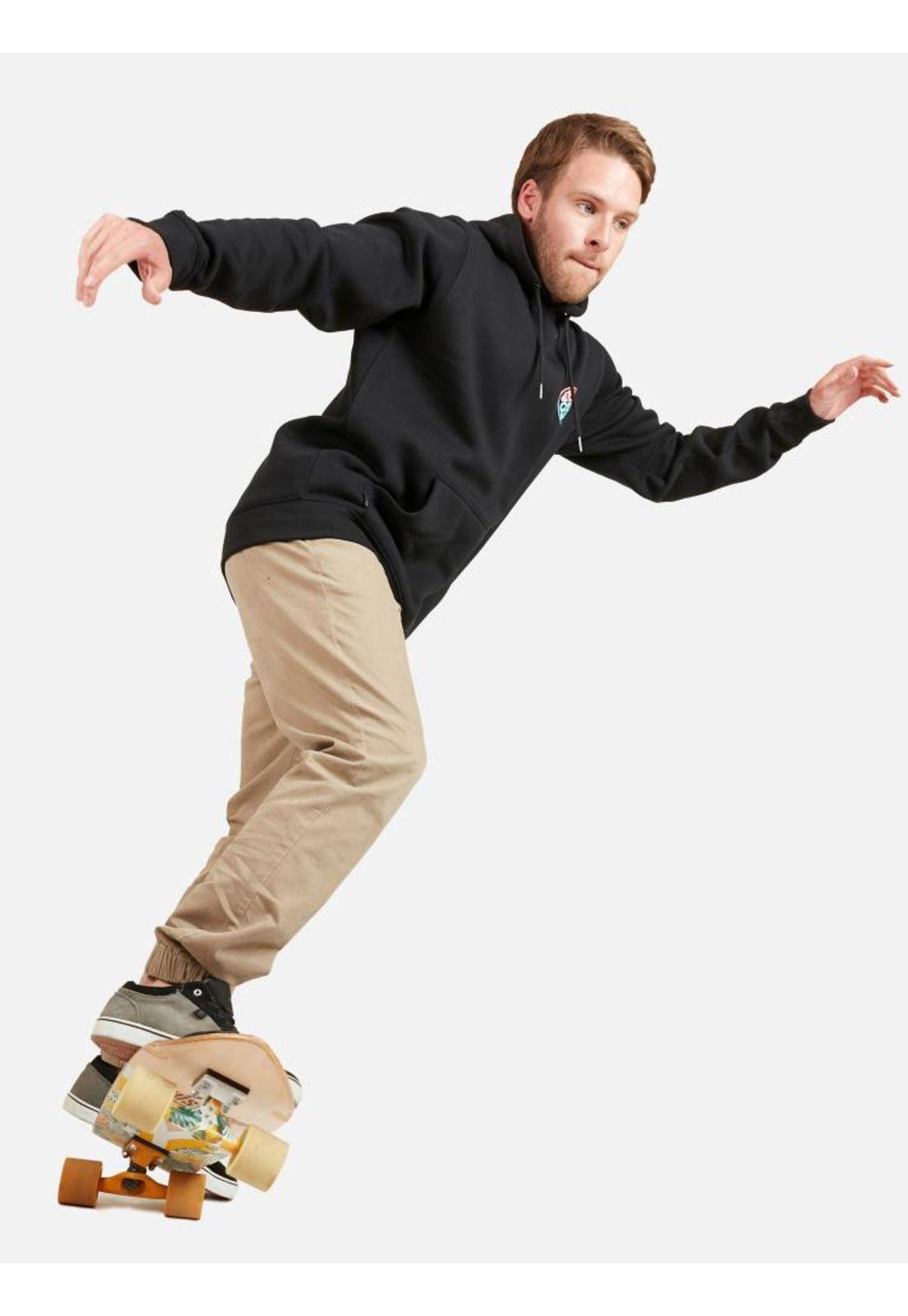 Poleron WETSUIT GRADIENT KANGUROO Hombre Negro Rip Curl-3