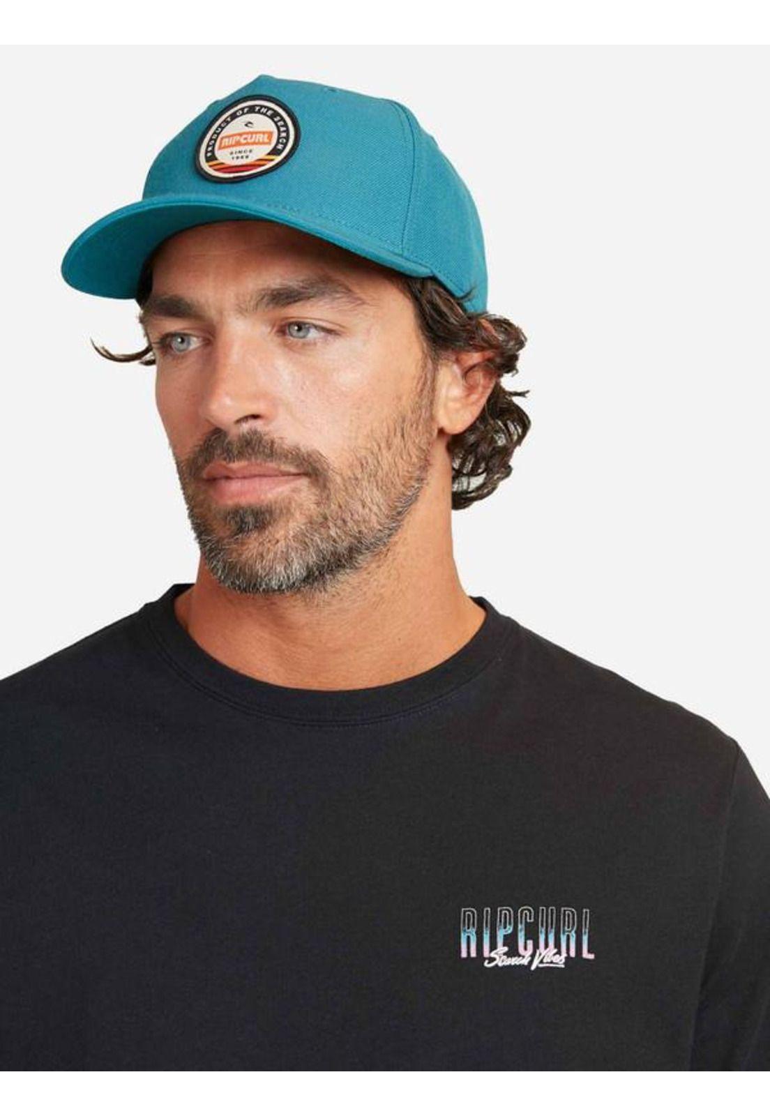 Polera M/C Search Vibes Negro Hombre Ripcurl-2