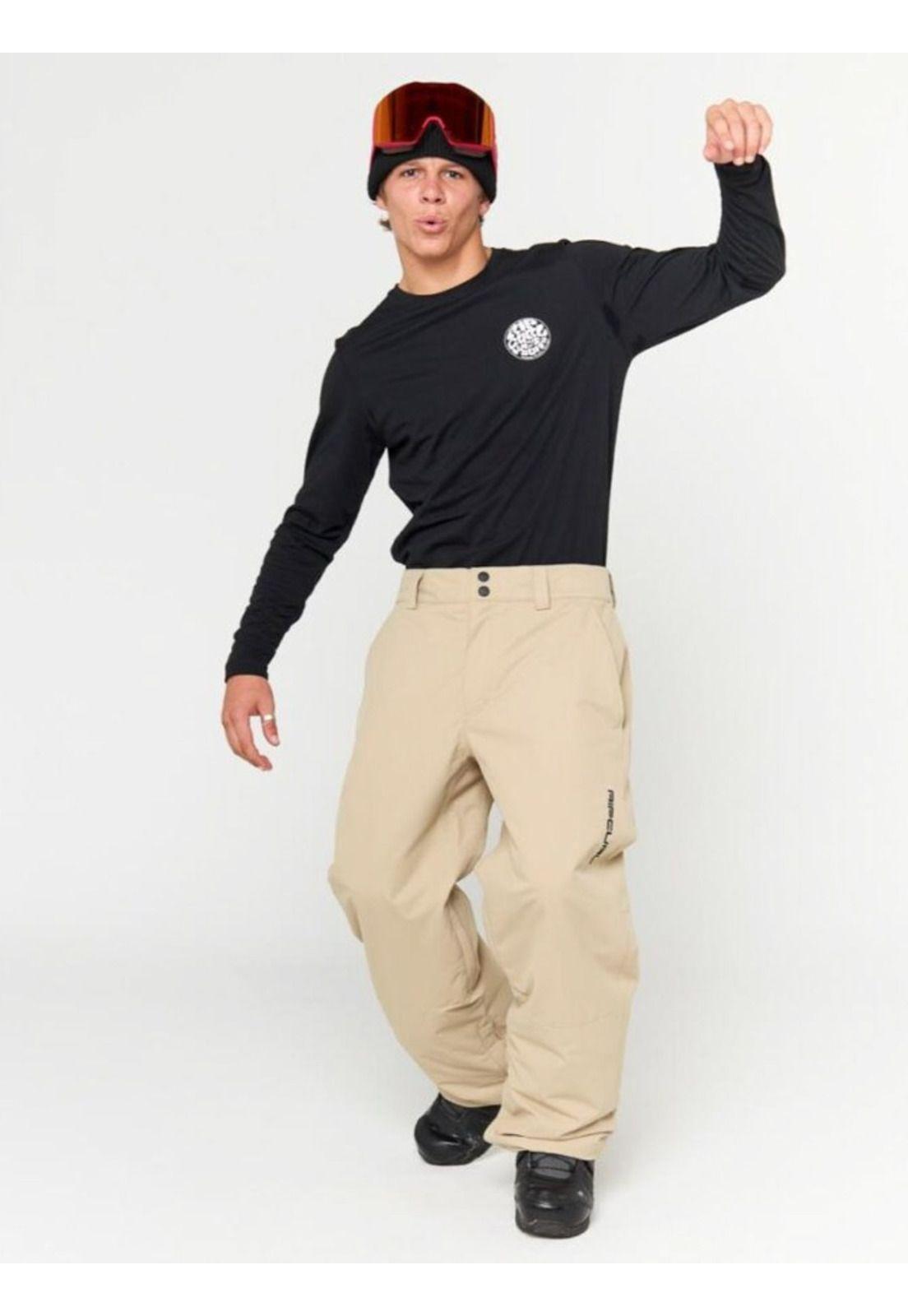 Pantalon Snow Bravik Café Hombre Rip Curl-4
