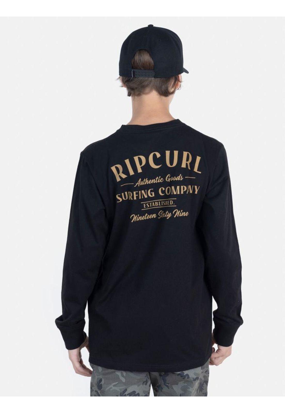 Polera Juvenil 6P453 Negro Rip Curl-1