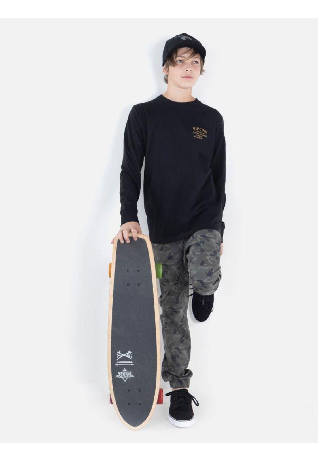 Polera Juvenil 6P453 Negro Rip Curl-3