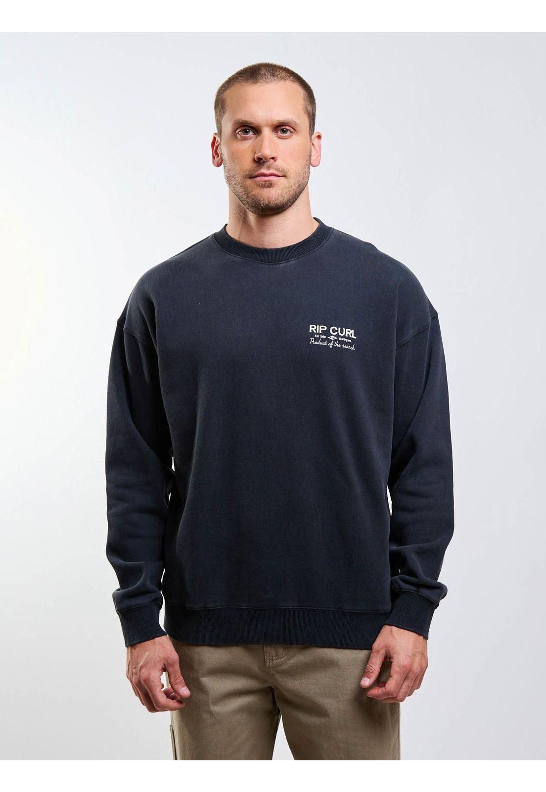 Poleron CR Kraken Negro Hombre Rip Curl-0